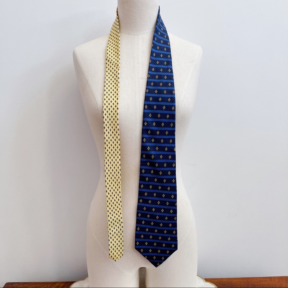 Tommy Hilfiger Silk Blue Yellow Classic Men’s Tie
